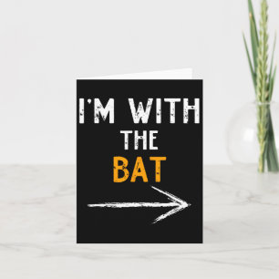 I'm With The T Costume Halloween Couple Matching  Card