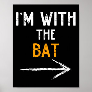 I'm With The T Costume Halloween Couple Matching Poster