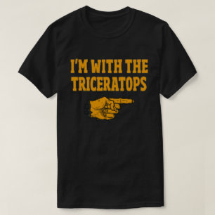 I'm With The Velociraptor Funny Matching Halloween T-Shirt
