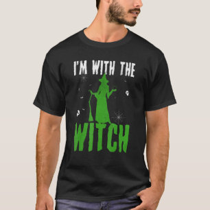 I'm With The Witch Halloween Costume For Men Coup T-Shirt
