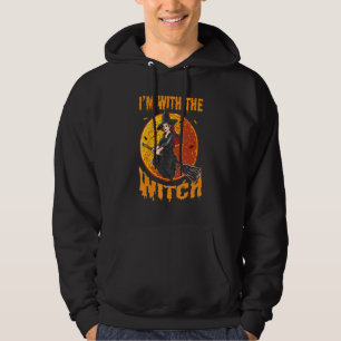 Im With The Witch Scary Halloween Spooky 1 Hoodie