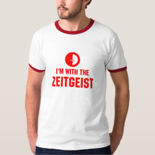 I'm With the ZEITGEIST - Grey and Red T-Shirt