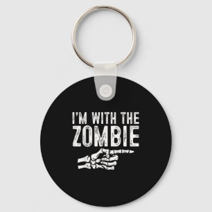 Im With The Zombie Easy Costume Halloween Couples  Key Ring