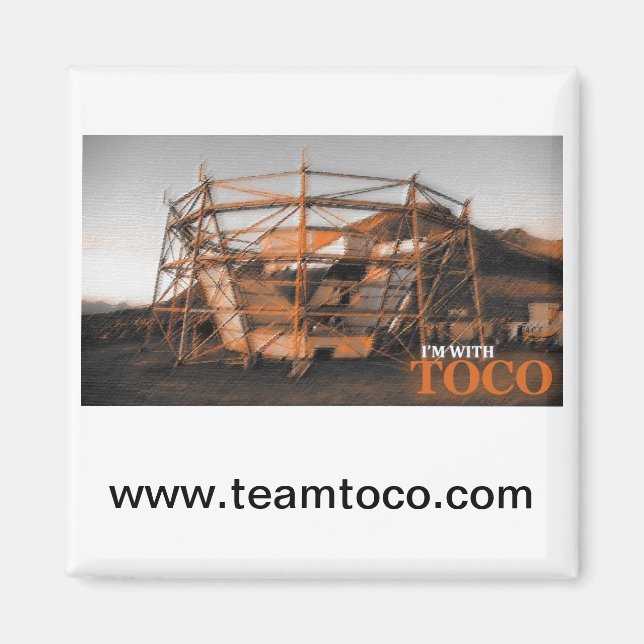 I'm with Toco Magnet (Black) (Front)