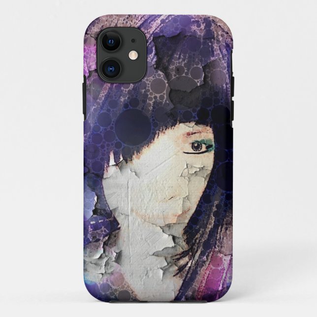 I'm with Wig Purple iPhone Case (Back)