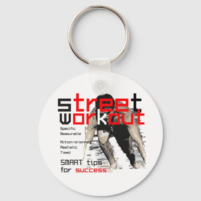 i'm workout key ring (Front)