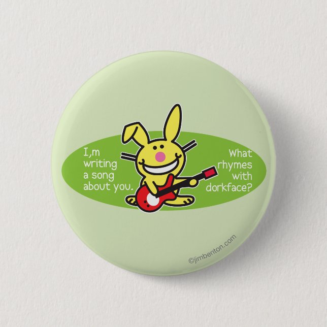 I'm Writing A Song 6 Cm Round Badge (Front)