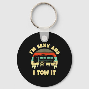 Im Y And I Tow It, Caravan Camping Rv Trailer, Cam Key Ring
