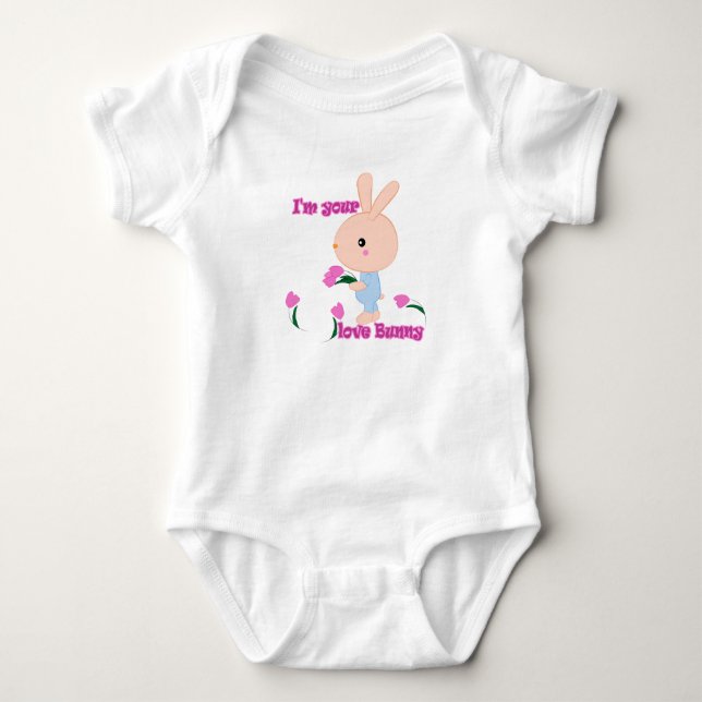 I'm your favourite Bunny Baby Bodysuit (Front)