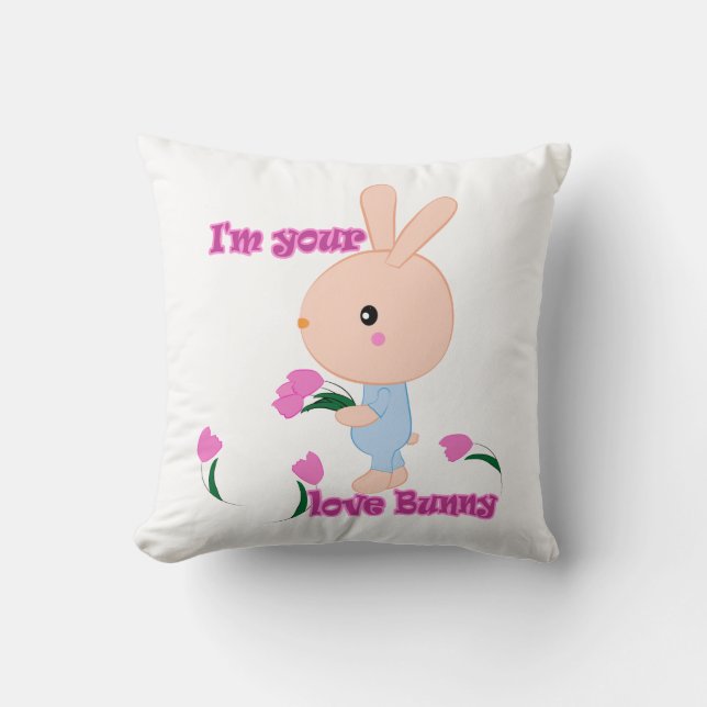 I'm your favourite Bunny Cushion (Front)