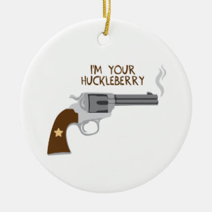I'm Your Huckleberry Ceramic Tree Decoration
