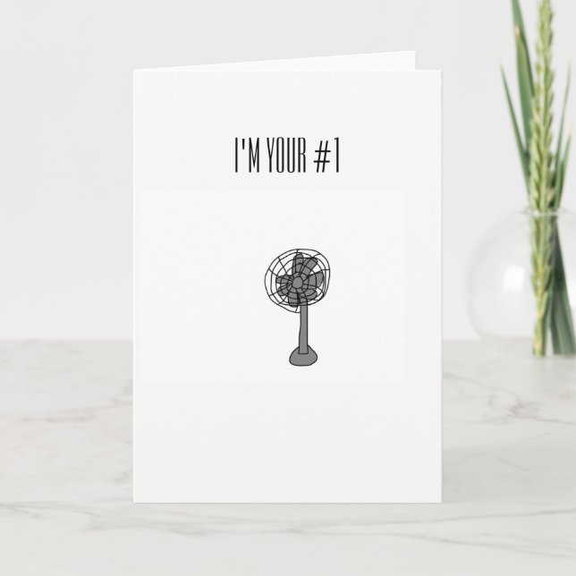 I'm Your Number 1 Fan Card (Front)