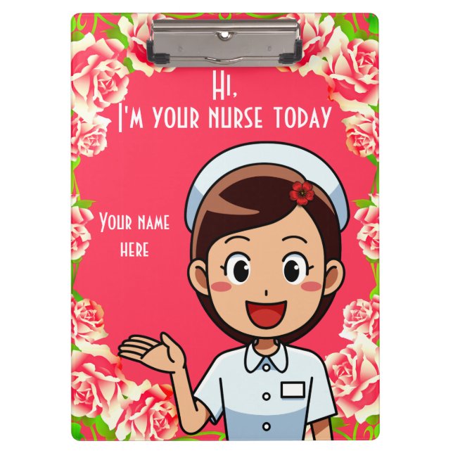 I'm Your Nurse Today Personalised Clipboard (Front)