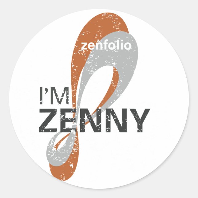 I'm Zenny Sticker (Front)