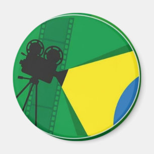 Imã Cinema Brasileiro 🇧 🇷 Magnet
