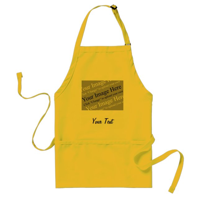 Image and Text Customisable Apron (Front)