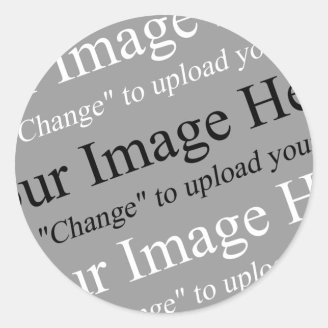 Image and Text Customisable Sticker (Front)