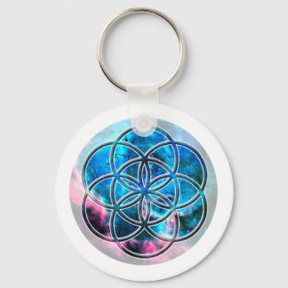Image du nombre 7 : la Graine de Vie Key Ring