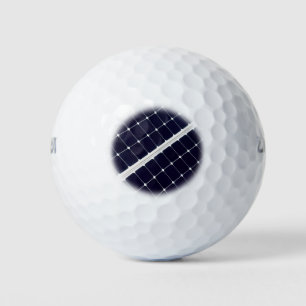 Image of a solar power panel funny golf balls