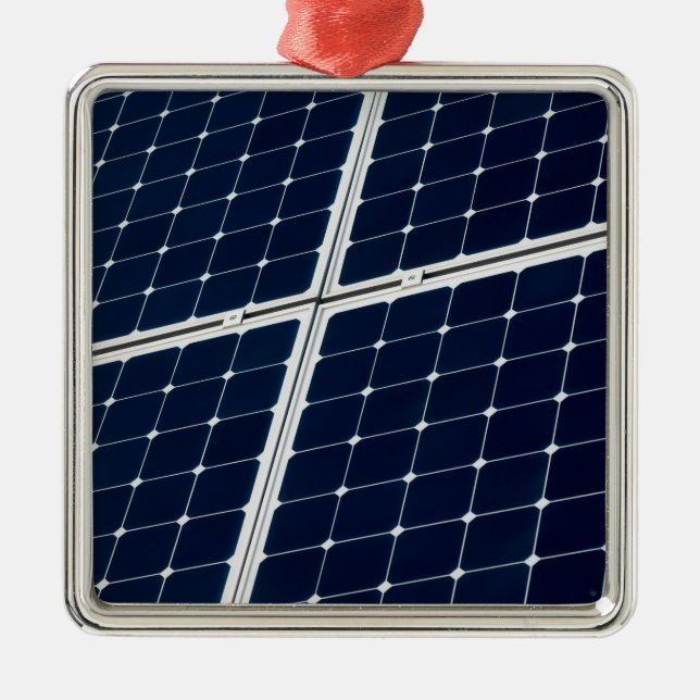 Image of a solar power panel funny metal tree decoration (Front)