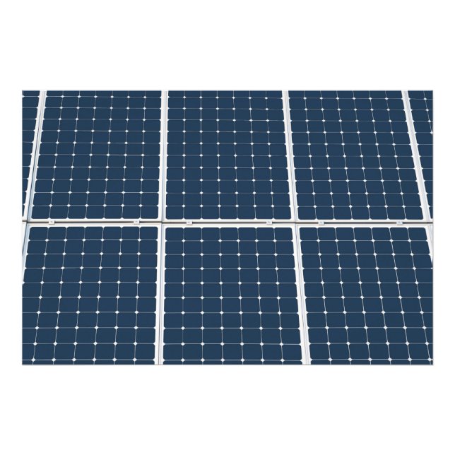 Image of a solar power panel funny photo print (Front)