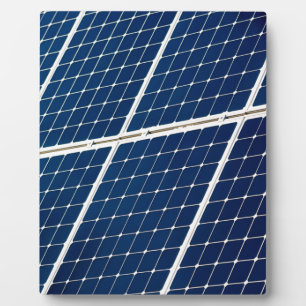 Image of a solar power panel funny plaque