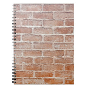 Image of Background brick wall textureabstract, ag Notebook