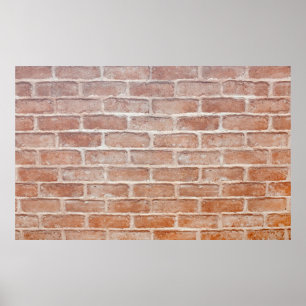 Image of Background brick wall textureabstract, ag Poster