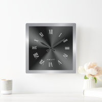 Image of Black & Silver & Metallic Stainless Steel