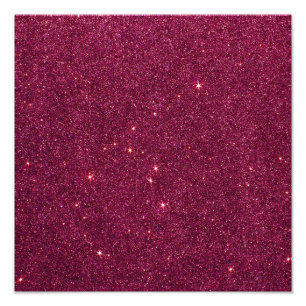 Image of bright pink glitter photo print