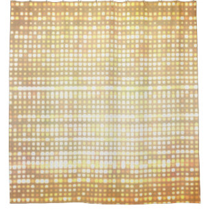 Image of defocused stadium lights. shower curtain
