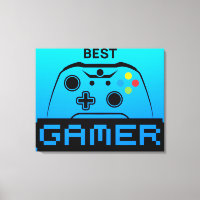 Image of Game Controller and Best Gamer Text