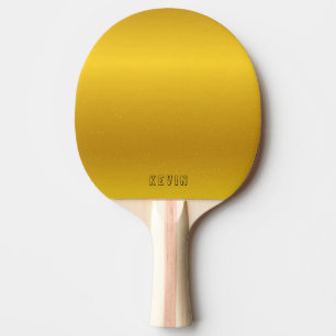 Image of metallic gold background ping pong paddle