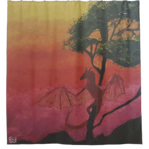 Image of my artwork Fantasy and reality Shower Curtain