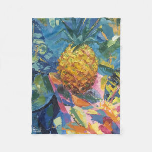 Image of my work Pineapple Fleece Blanket
