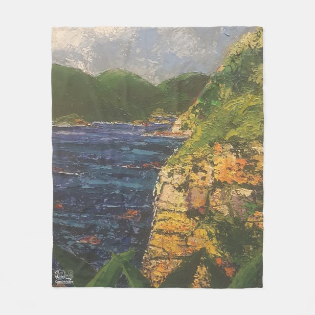 Image of my work The Rock Fleece Blanket (Front)