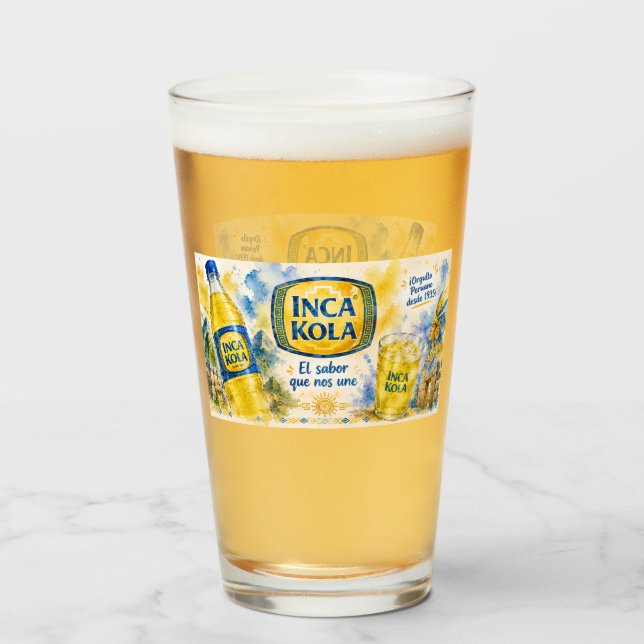 IMAGE OF PERUVIANS' DRINK GLASS (Front Filled)