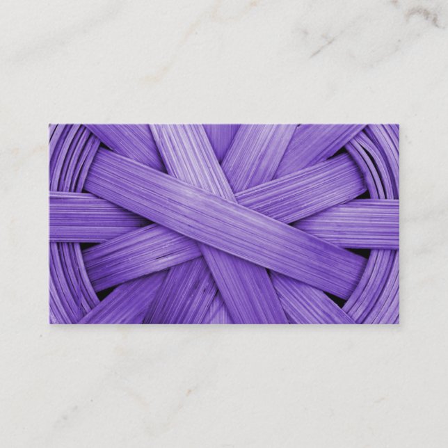 Image of Purple Basket Business Card (Front)
