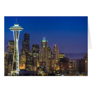 Image of Seattle Skyline in morning hours.