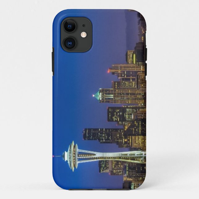 Image of Seattle Skyline in morning hours. Case-Mate iPhone Case (Back)
