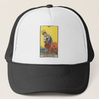 image of tarot strenght card trucker hat