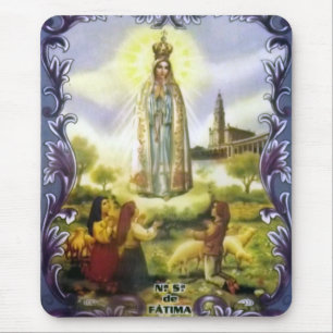 Image of the apparition Our Lady of Fatima Mouse Pad