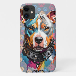 image of the face of a pitbull dog Case-Mate iPhone case