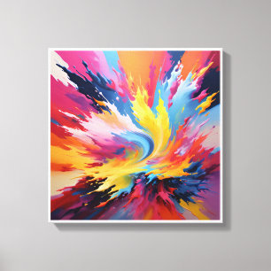 Image printed on canvas for beautiful colours, 150 print