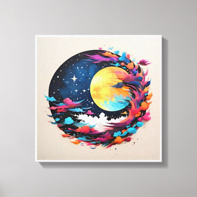 Image printed on canvas for beautiful colours, 189 print (Front)