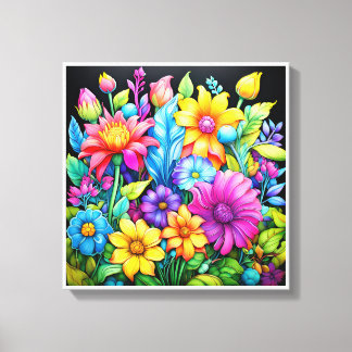 Image printed on canvas for beautiful colours, 200 print