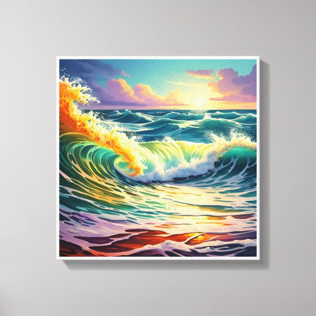 Image printed on canvas for beautiful colours, 202 (Front)