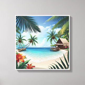Image printed on canvas for beautiful colours, 22