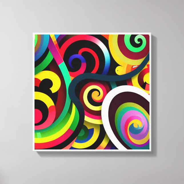 Image printed on canvas for beautiful colours, 28 (Front)