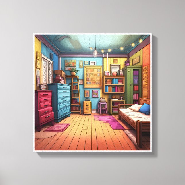 Image printed on canvas for beautiful colours, 45 print (Front)